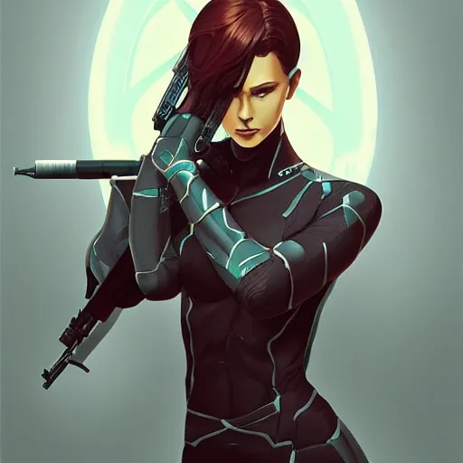 Image similar to viper valorant, character art, illustration, elegant, 2d, ultra highly detailed, digital painting, smooth, sharp focus, artstation, pixiv, art by Ilya Kuvshinov