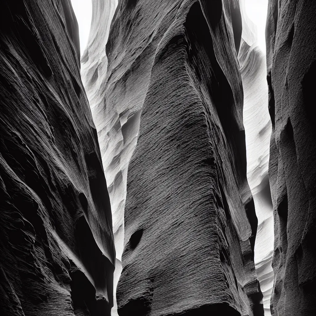 Image similar to huge slot canyon, mads berg, karolis strautniekas, film noir, stippled light, dramatic lighting, editorial illustration, detailed, fine texture, matte print, art deco, brutalism, dark blue + dark orange, red, black, ( ( habitat 6 7 background ) )