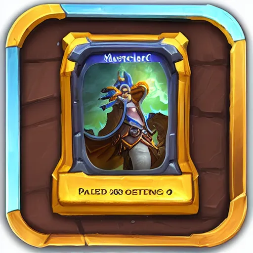 Image similar to car engine concept, Hearthstone card, mobile game