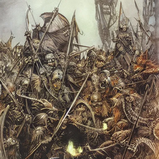 Prompt: rat lords of valhalla, alan lee