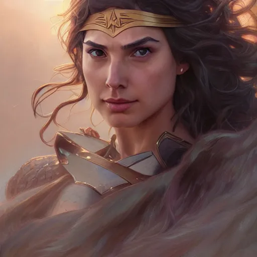 Image similar to ultra realistic illustration, gal gadot as damsel in distress anime, intricate, elegant, highly detailed, digital painting, artstation, concept art, smooth, sharp focus, illustration, art by artgerm and greg rutkowski and alphonse mucha and wlop