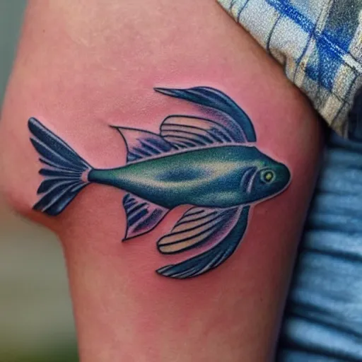 Image similar to a flounder tattoo