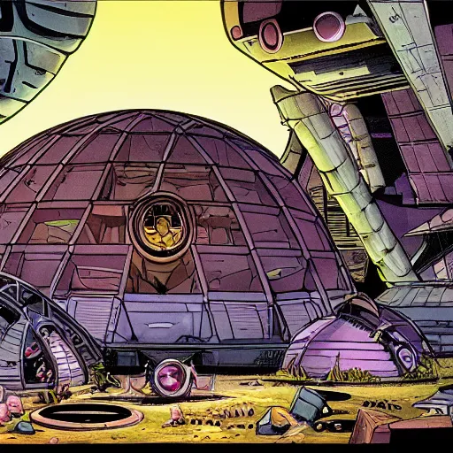 Image similar to ultrarealistic technodrome