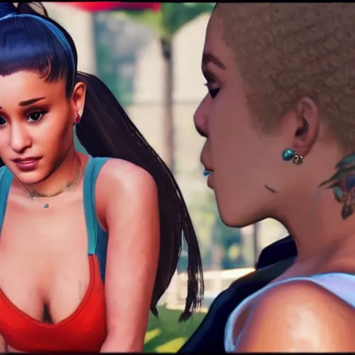 Image similar to Ariana Grande in GTA 5