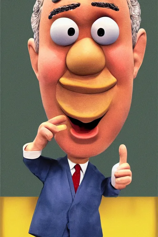 Image similar to george bush as mister potato head