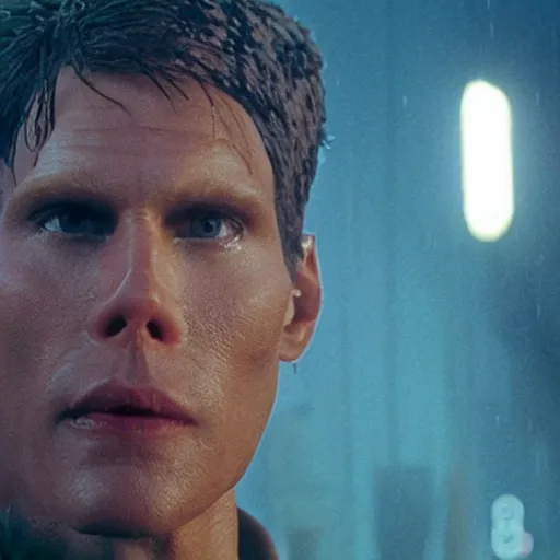 Image similar to Live Action Still of Jerma in Blade Runner (1982), real life, hyperrealistic, ultra realistic, realistic, highly detailed, epic, HD quality, 8k resolution, body and headshot, film still