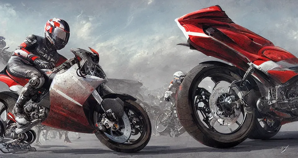 Prompt: superbike by ferrari, digital art,ultra realistic,ultra detailed,art by greg rutkowski
