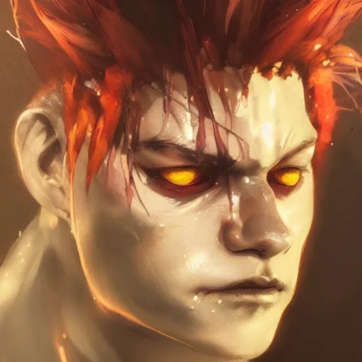 Prompt: realistic portrait of hisoka, dramatic lighting, illustration by Greg rutkowski, yoji shinkawa, 4k, digital art, concept art, trending on artstation