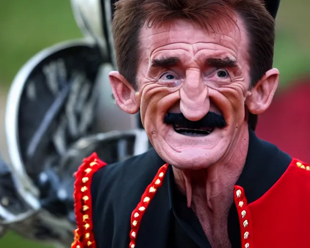 Image similar to Barry Chuckle's horrendously unlucky first day as a matador