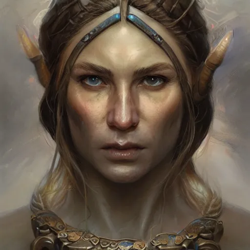 Image similar to realistic d & d fantasy character, closeup portrait art by donato giancola and greg rutkowski, vintage retro, realistic face, digital art, trending on artstation, skull mask, symmetry!!