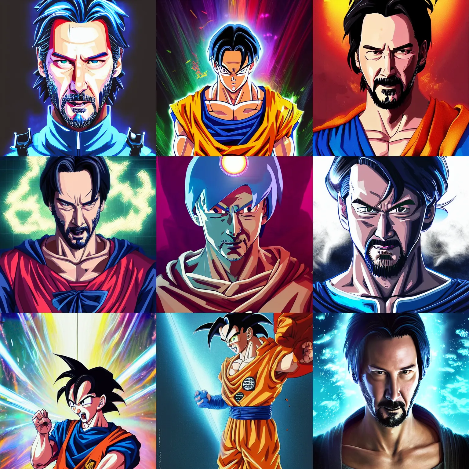 Prompt: portrait isometric drawing, keanu reeves in dragon ball costume, intricate, epic lighting, cinematic composition, hyper realistic, 8k resolution, unreal engine 5, by Artgerm, tooth wu, dan mumford, beeple, wlop, rossdraws, James Jean, Andrei Riabovitchev, Marc Simonetti, yoshitaka Amano, Artstation