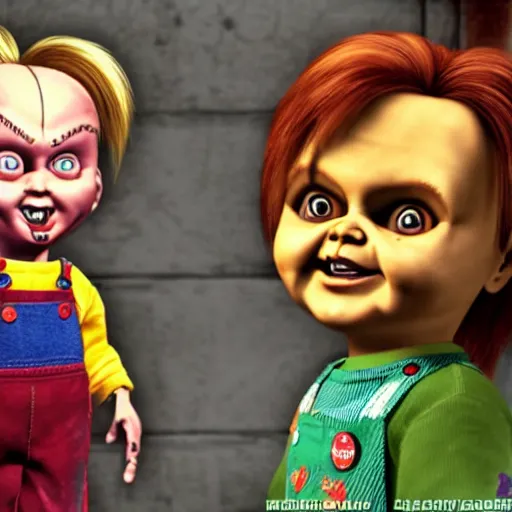 Image similar to Chucky the killer doll playstation game screenshots