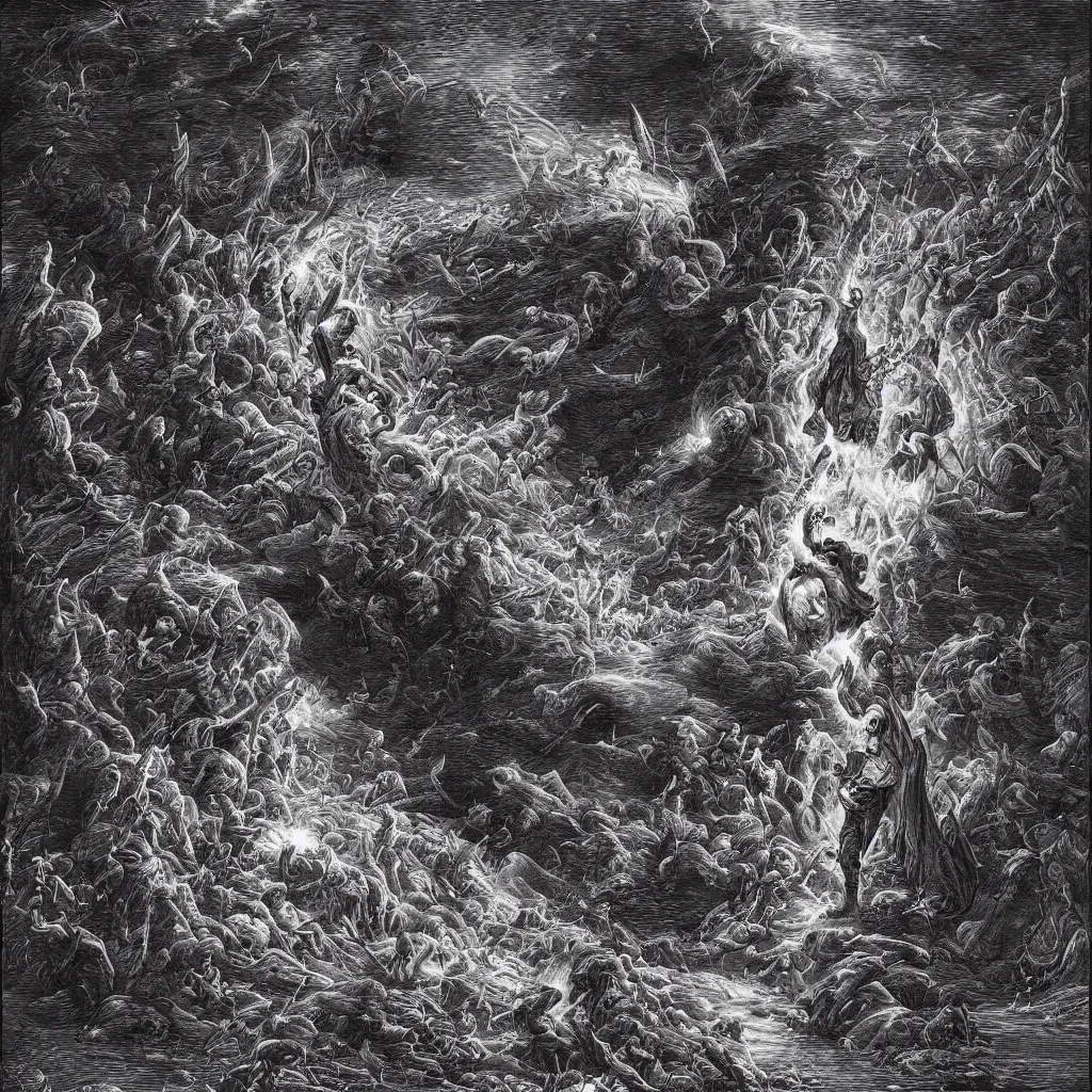 Prompt: Trump in the universe.highly realistic, hyper detailed,4k,by gustav doré