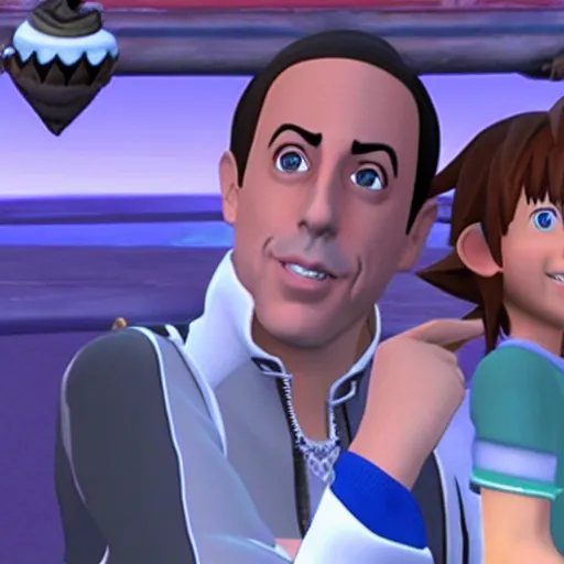 Image similar to jerry seinfeld in kingdom hearts