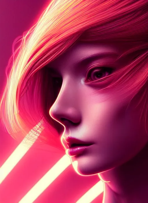 Image similar to a highly detailed long shot photo of sensual female face portrait, futurism, rococo cyber neon lighting, detailed futuristic fibonacci jewelry, profile posing, hyper photorealistic, crispy quality, digital photography, trending in pinterest, cinematic, 4 k ultra hd, art by pascal blanche, art by greg rutkowski, art by artgerm,