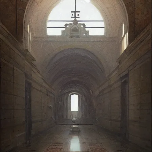 Image similar to Secrets inside the Vatican,Greg rutkowski, Trending artstation, cinematográfica, digital Art