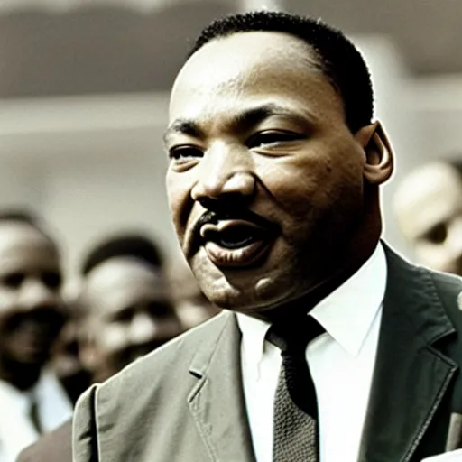 Image similar to martin luther king jr. learns a lot in heaven