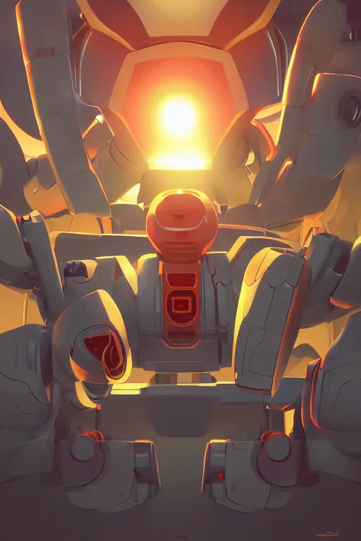 Image similar to metabots medabots medarotto medarot robot minimalist comics, behance hd by jesper ejsing, by rhads, makoto shinkai and lois van baarle, ilya kuvshinov, rossdraws global illumination ray tracing hdr radiating a glowing aura