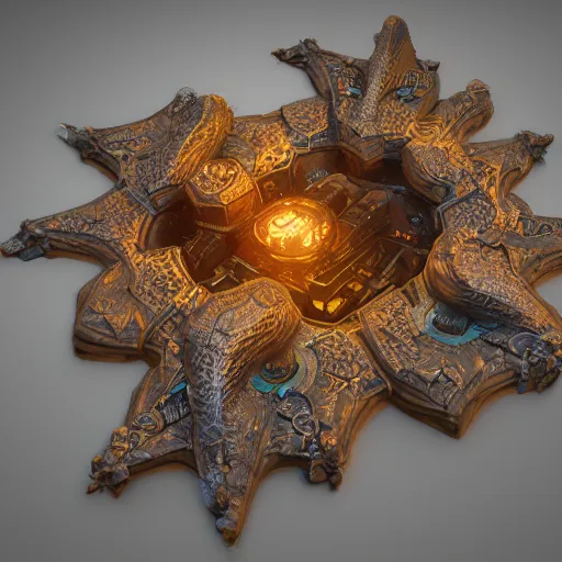 Image similar to magical artifact, octane render, intricate, artstation, dramatic lighting