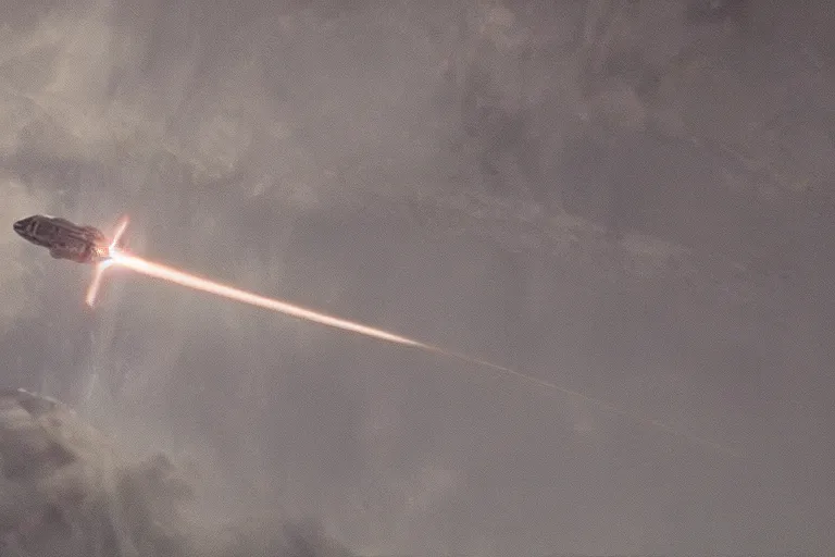 Prompt: vfx movie closeup spacex jedi by emmanuel lubezki