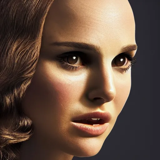 Prompt: Natalie Portman in Star Trek, (EOS 5DS R, ISO100, f/8, 1/125, 84mm, crisp face, facial features)