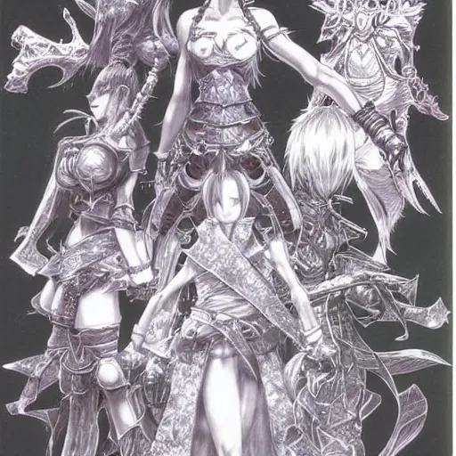 Is the famous Armor of Light based on FF1 concept art actually IN