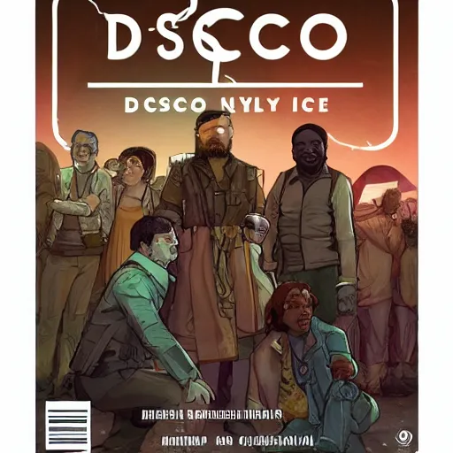 Prompt: disco elysium cover