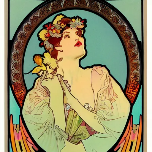 Image similar to a matte portrait of a highly decorated rubber duck with a dreamy expression, highly detailed, illustration by alphonse mucha