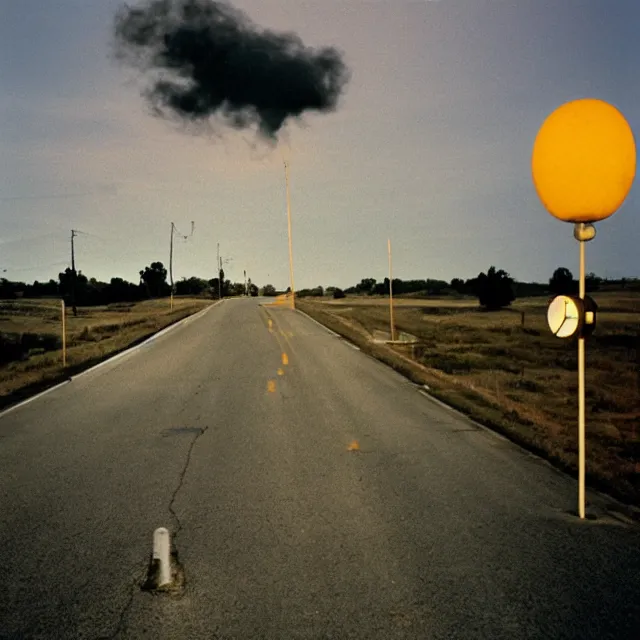 Prompt: the end of the world, photo by william eggelston