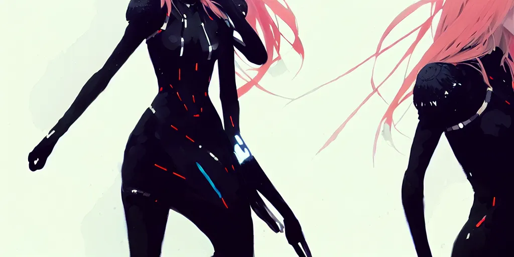 Image similar to a ultradetailed beautiful panting of artoria pendragon in a black dress, by conrad roset, greg rutkowski and makoto shinkai, trending on artstation