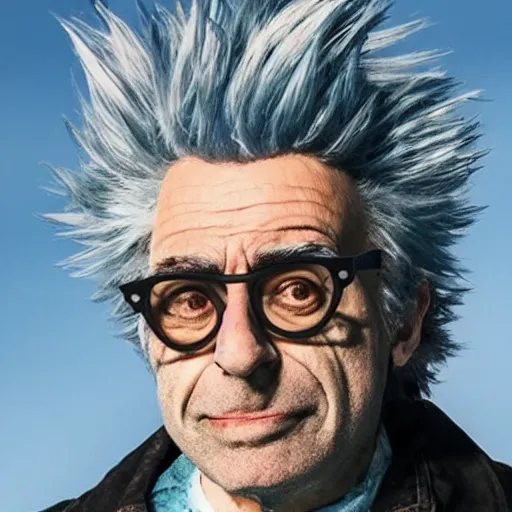 Image similar to Rick Sanchez as a real person 4k detailed super realistic