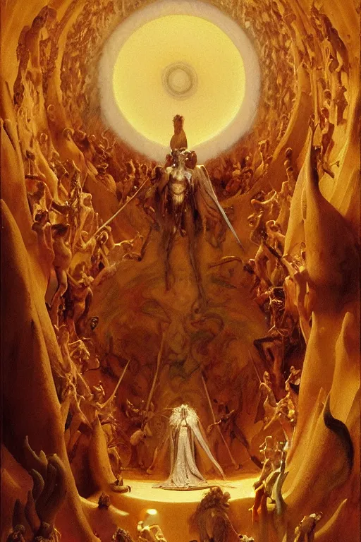 Image similar to the seventh circle of hell from dante's divine comedy. highly detailed painting by gaston bussiere, craig mullins, j. c. leyendecker 8 k