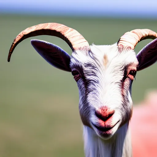Image similar to a hybrid of a goat and a peach, 8 k, 4 k, professional photography, award winning photo
