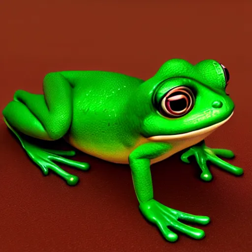 Image similar to cute pepe anthro green frog, cinematic key light ultra realistic, photorealistic, dramatic volumetric lighting award winning 8 k ray tracing