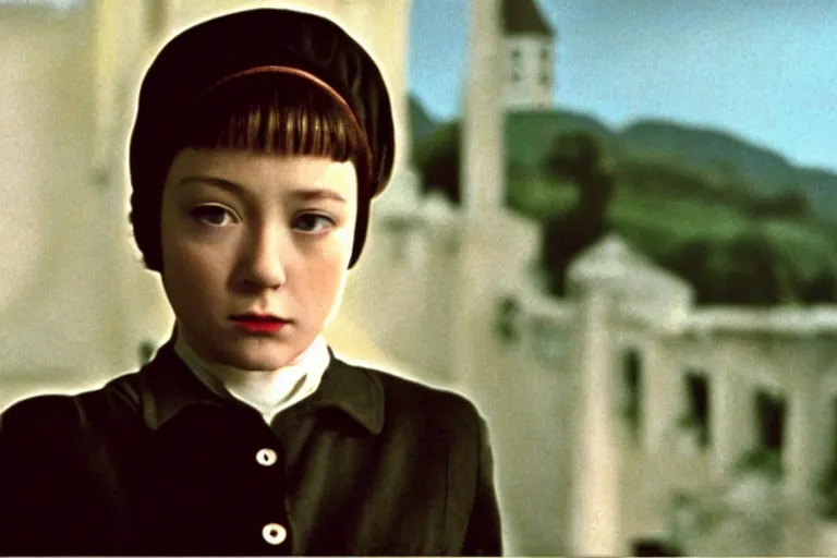 Prompt: still image from the sound of music by wong kar wai, ultra detailed, finely detailed