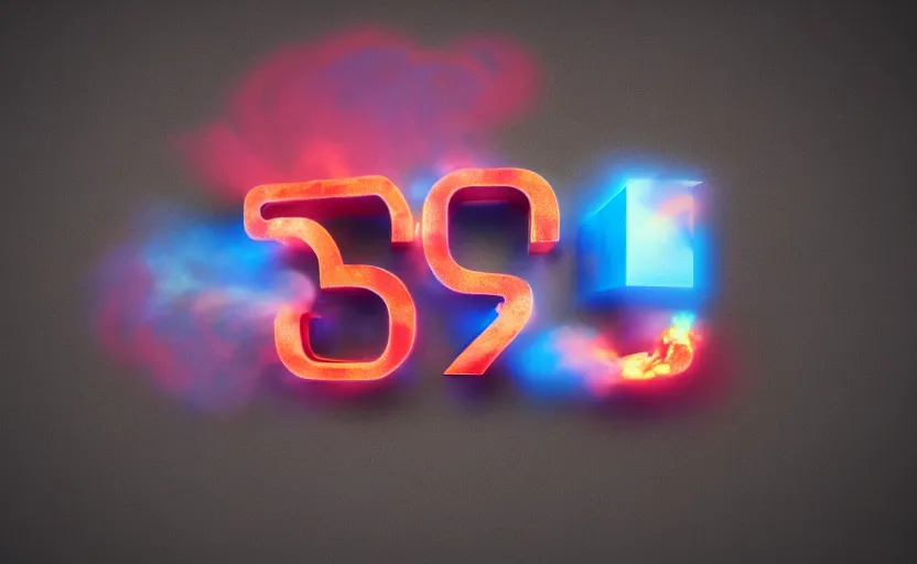 Image similar to the word FLEX make of 3d block letters surrounded in smoke hd octane render beautiful lighting