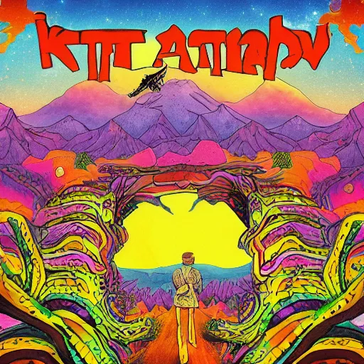 Image similar to katzkab's new album cover, lsd