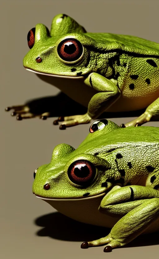 Image similar to a mothfrog, an animal that is half moth half frog, octane render, realistic, hd