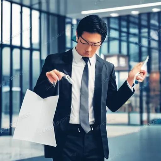 Image similar to japanese salary man leaving work drunk, sad atmosphere