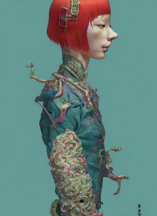 Prompt: chinese :: by Martine Johanna and Simon Stålenhag and Chie Yoshii and Casey Weldon and wlop :: ornate, dynamic, particulate, rich colors, intricate, elegant, highly detailed, centered, artstation, smooth, sharp focus, octane render, 3d