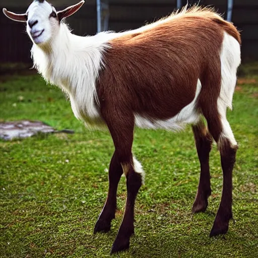 Image similar to elvira as a goat