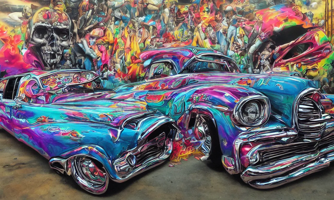 Image similar to Chicano Airbrush Lowrider Art