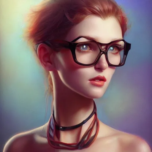 Prompt: portrait Pixar style by Stanley Artgerm and Tom Bagshaw