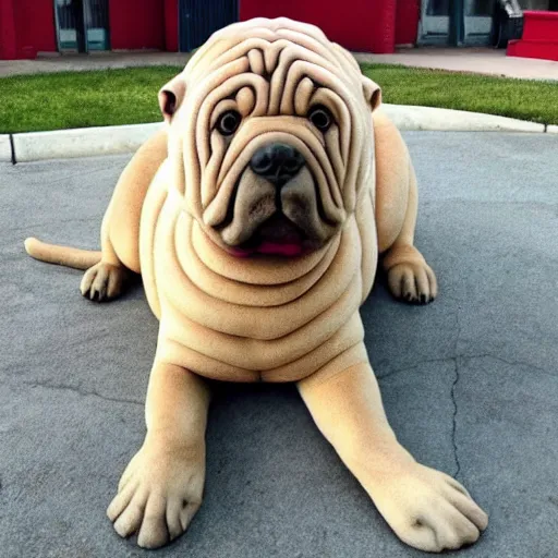 Image similar to sharpay evans high school musical shar pei dog fusion