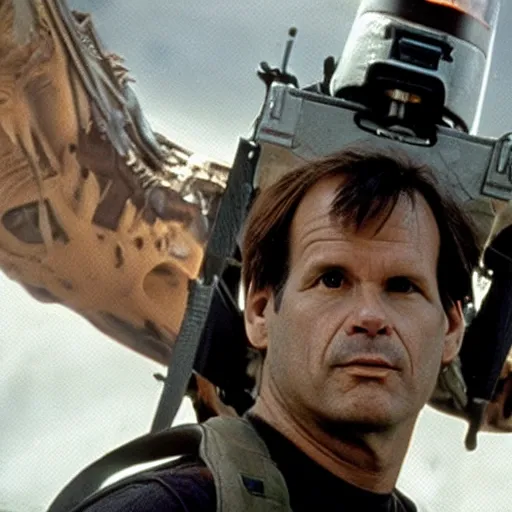 Prompt: Game Over man! Game Over! Bill Paxton, Aliens