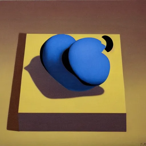 Prompt: pacman by René Magritte, detailed, 4k