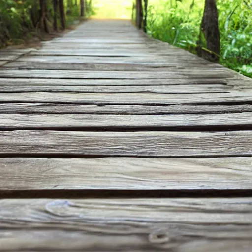 Prompt: wooden platform, realistic, photo