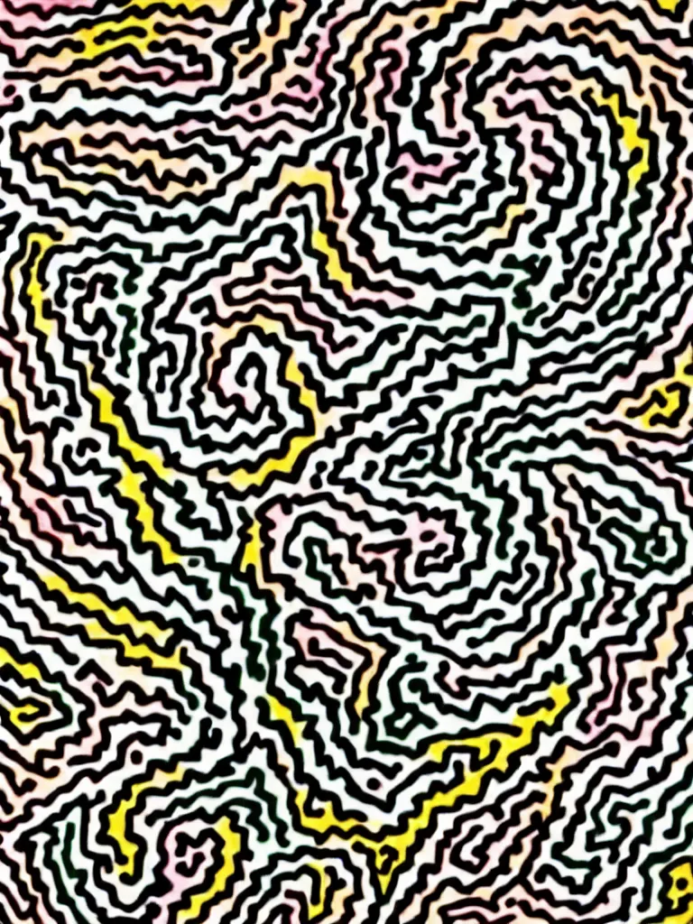 Image similar to minimal keith haring art of acorn that turns into a tree in the shape of a treble clef, a big rip down the middle, splashes of color, inspirational and powerful