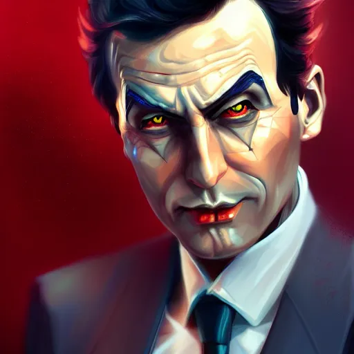 Image similar to evil rich businessman , digital painting , digital art , artstation , devian art , 4k , HD