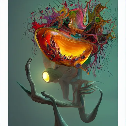 Prompt: Beautiful meta soul by Alex Pardee and Nekro and Petros Afshar, unstirred paint, vivid color, cgsociety 4K